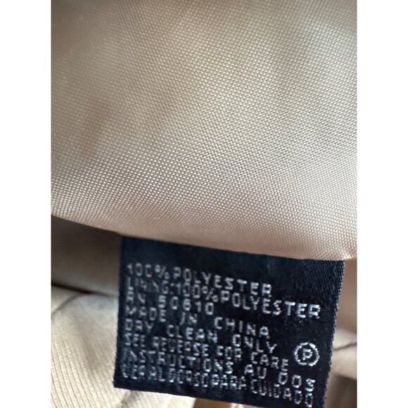 Kasper Dress 2-Piece Camel Skirt Suit Size 12 safari style jacket career - Picture 5 of 5